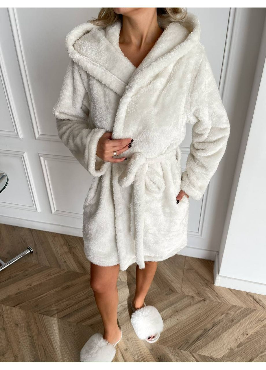 Махровий короткий халат Adelante (365776576)