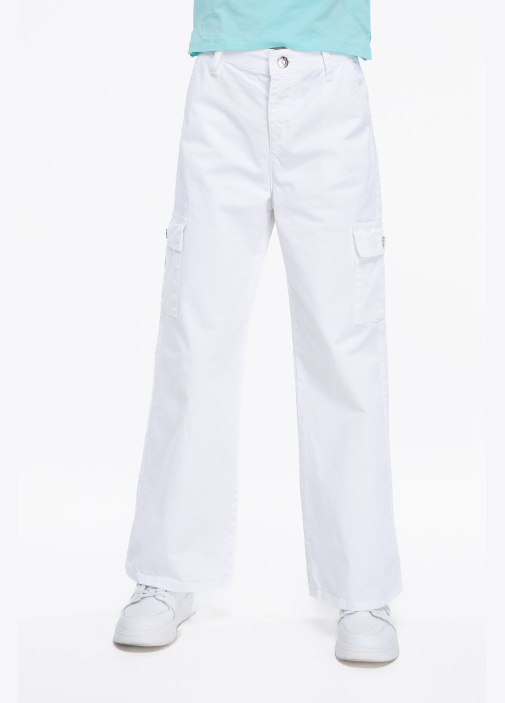 Белые повседневный демисезонные брюки Asl