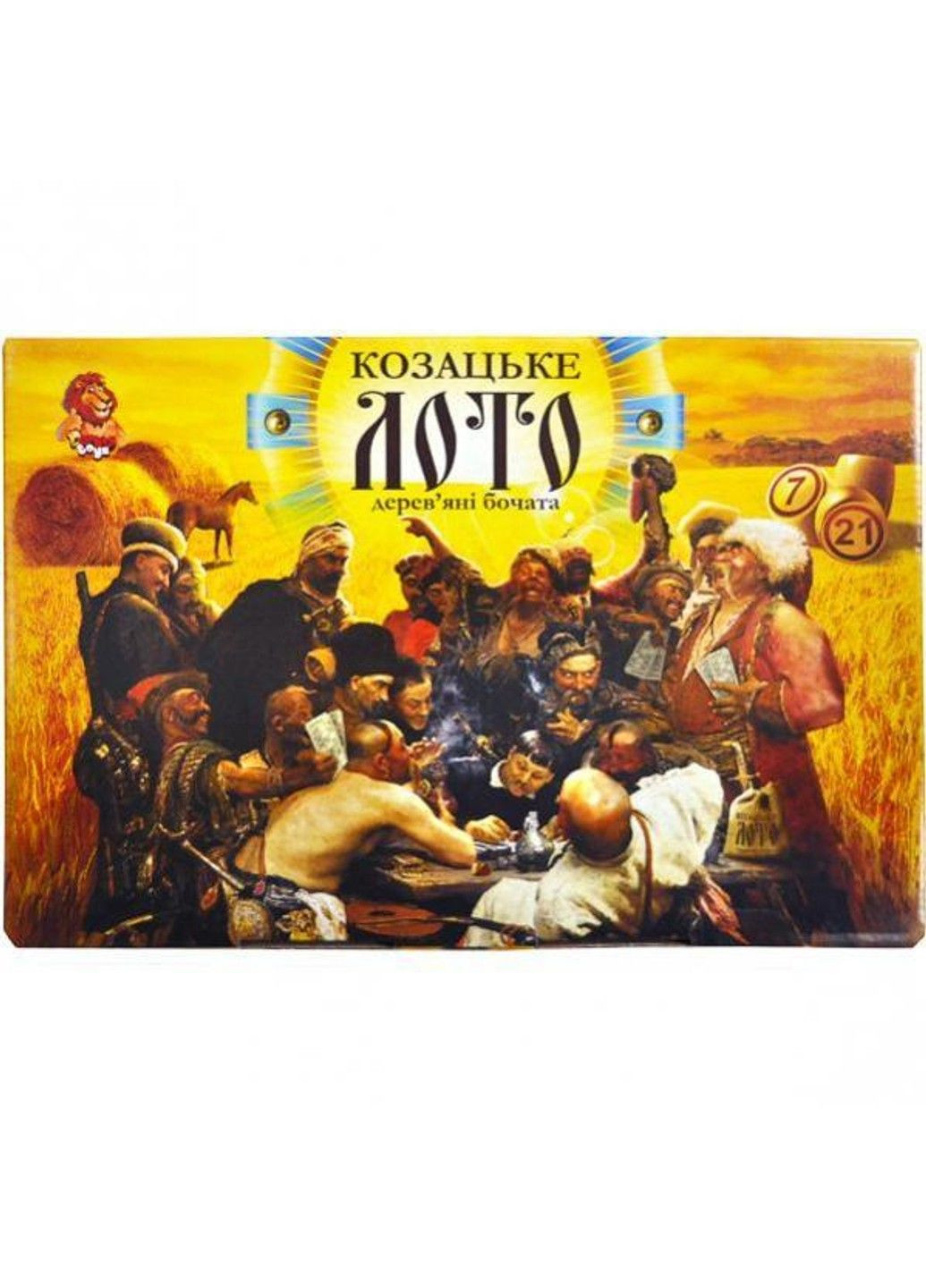 Настольная игра лото "Козацьке лото" с деревянными боченками No Brand (334342604)