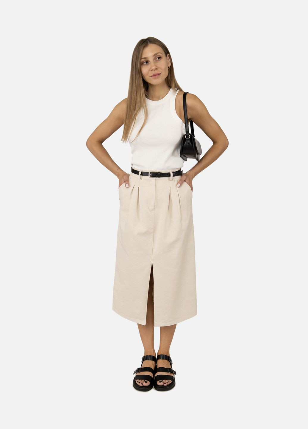 Жіноча майка колір білий CB-00253772 DRA COLLECTION — 319068870