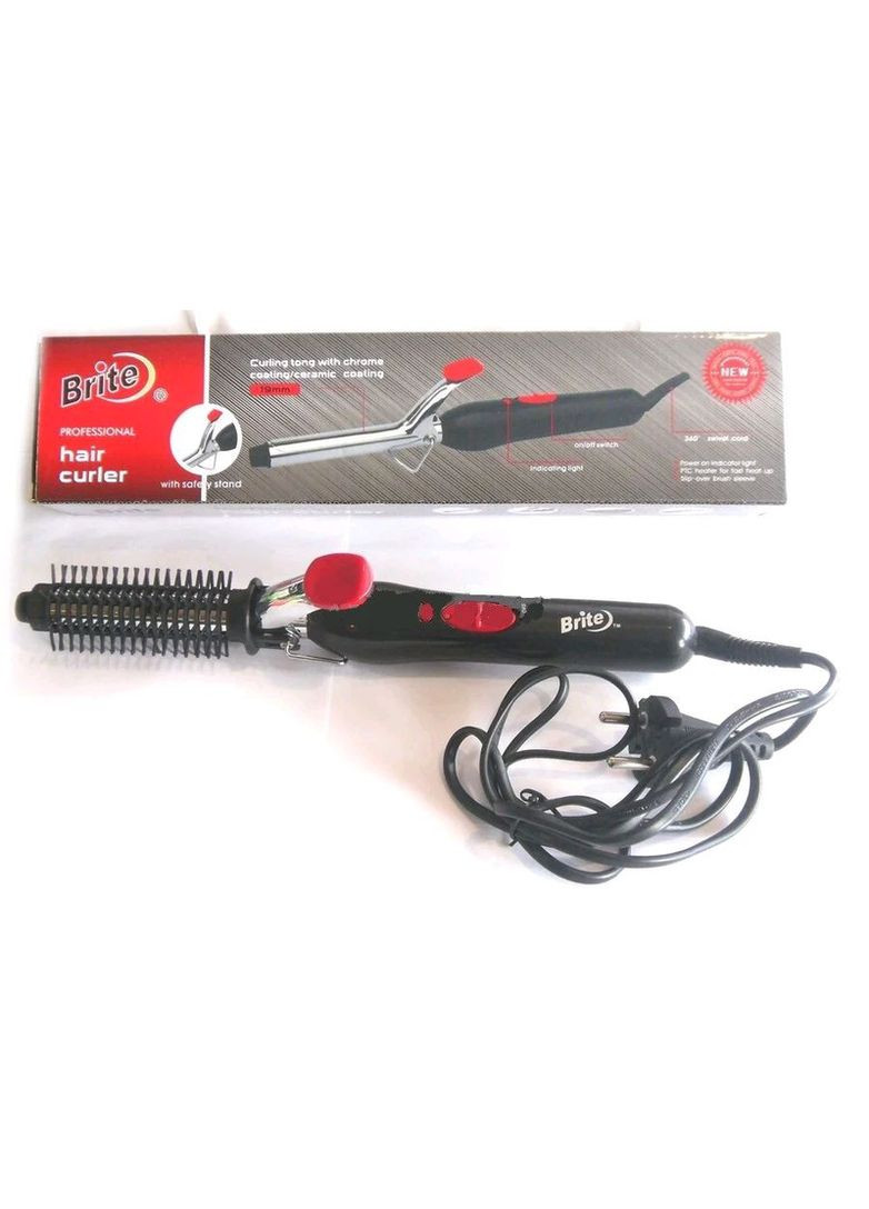 Плойка для локонів щипці для завивки волосся Brite 471 плойка локон кераміка Gemei (296925596)