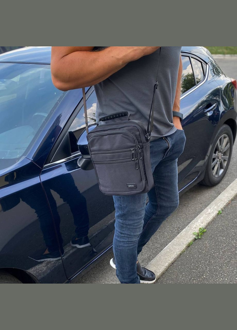 Сумка через плечо барсетка мужская черная мессенджер City ST Jingpin (302316657)