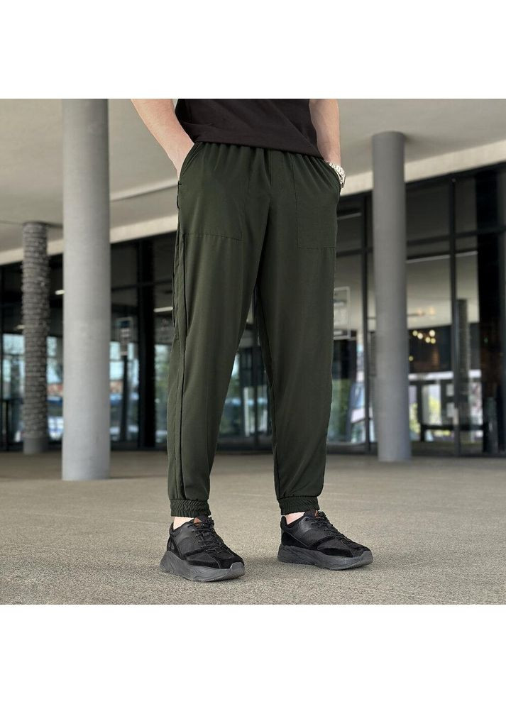 Хаки повседневный демисезонные брюки Freedom