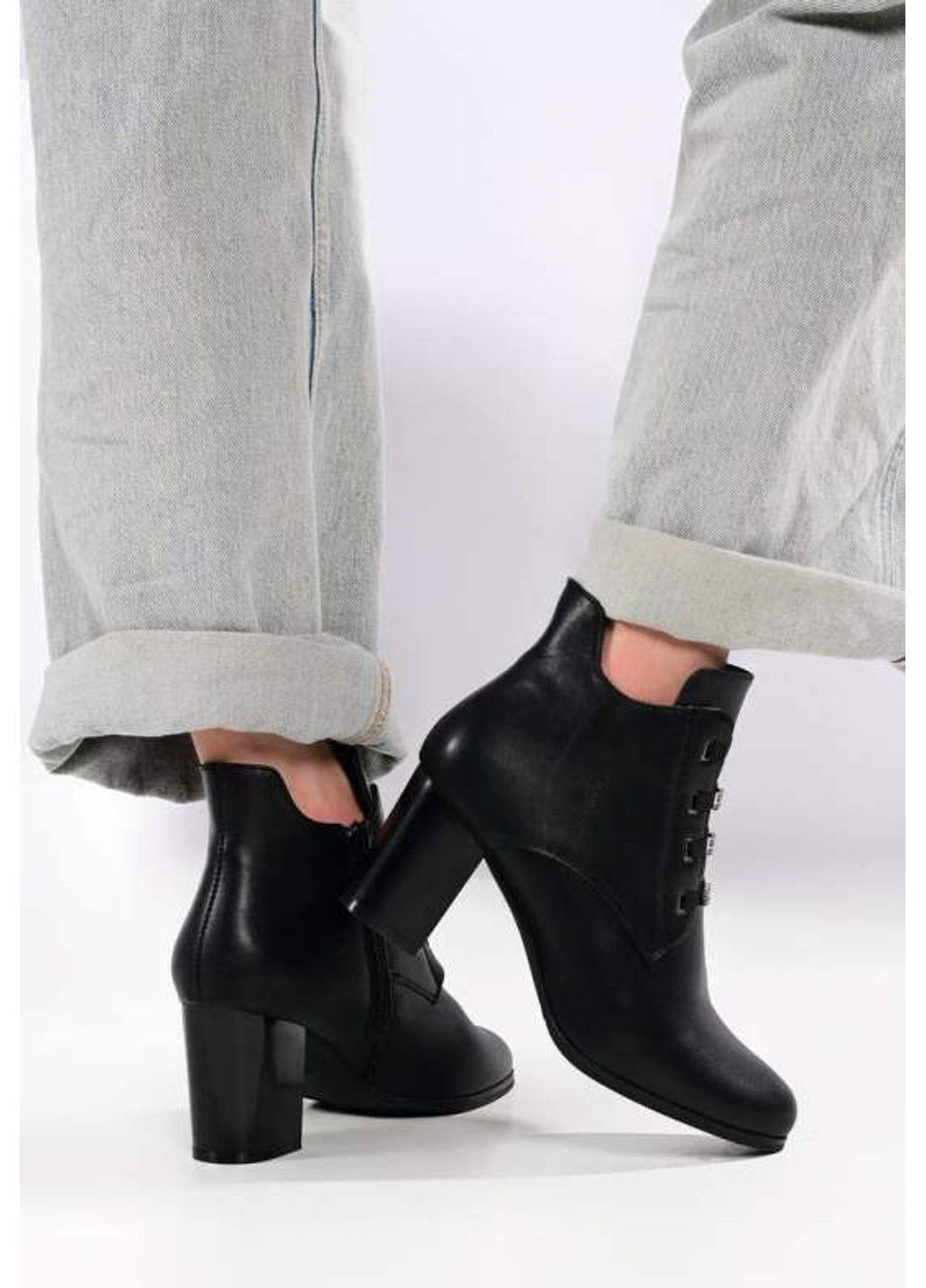 Черевики жіночі чорні (817) Gallop Lin (362517526)