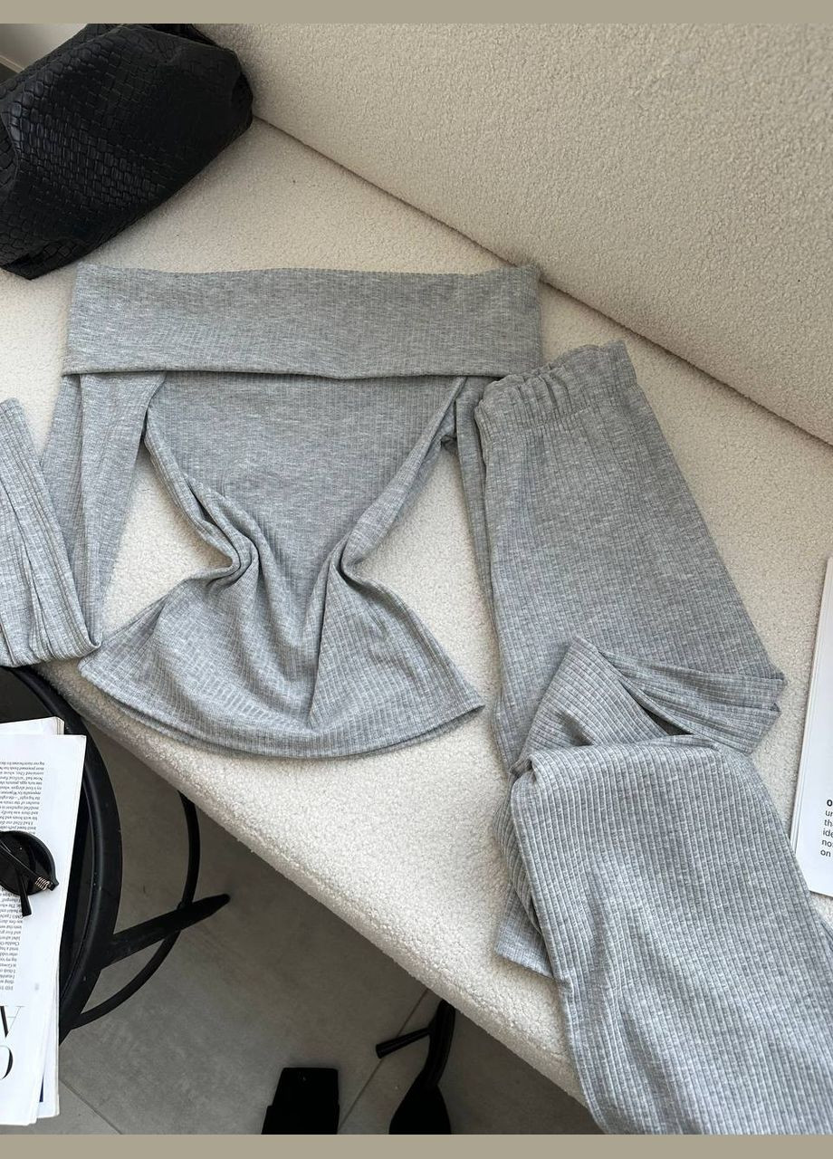 Костюм в рубчик базові штани та кофтинка Adelante (322221285)