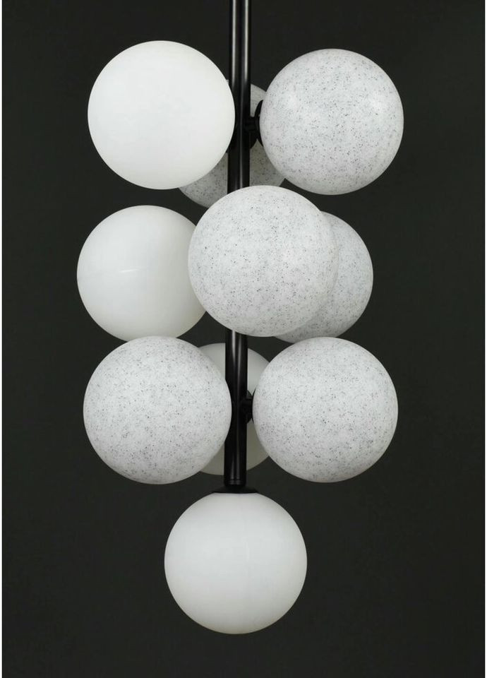 Люстра подвесная на 10 лампочек 27915 Черный 65-180х28х28 см. Sunnysky (335975637)