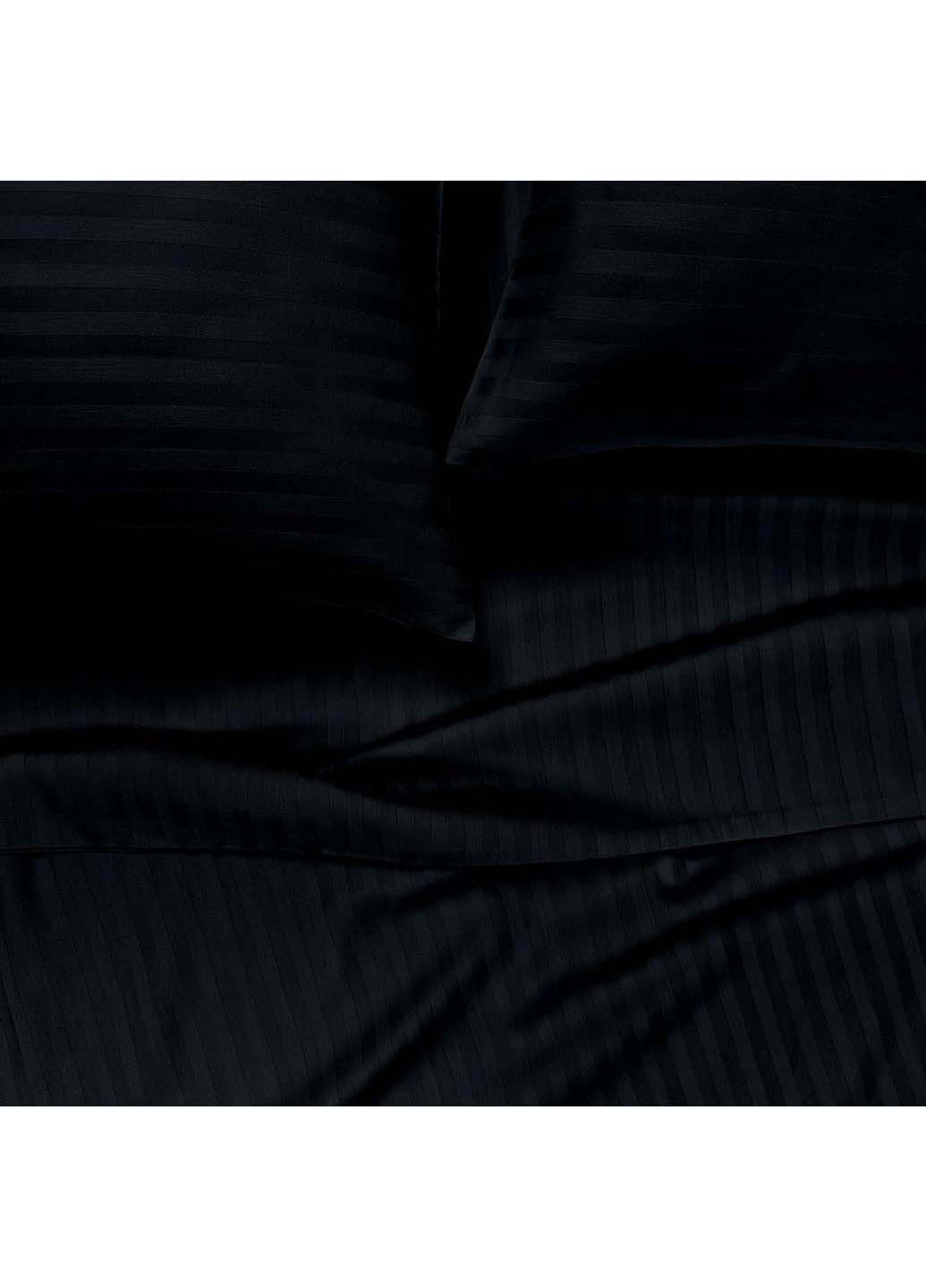 Двуспальная постель сатин с простыней на резинке ONYX CS1 180х220 см Cosas (307477462)