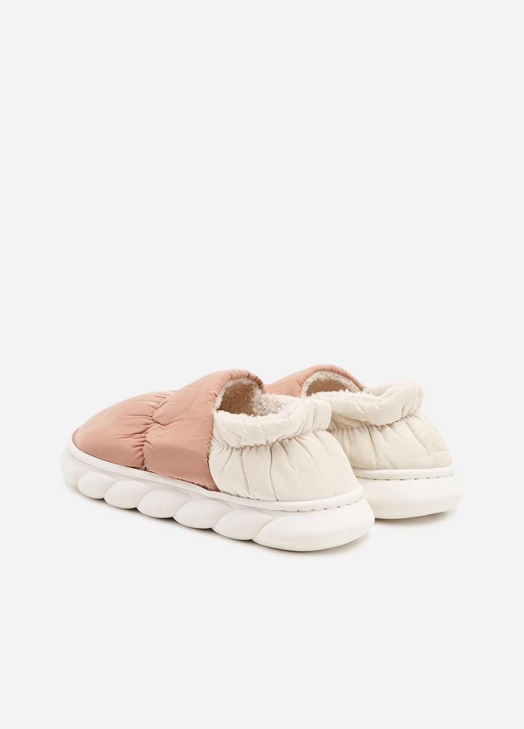 Светло-розовые женские домашние тапочки цвет пудровый цб-00267551 No Brand