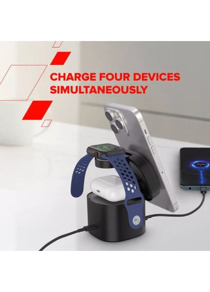 Бездротовий зарядний пристрій OnCharge 405 White (CNS-WCS405W) Canyon (366827659)