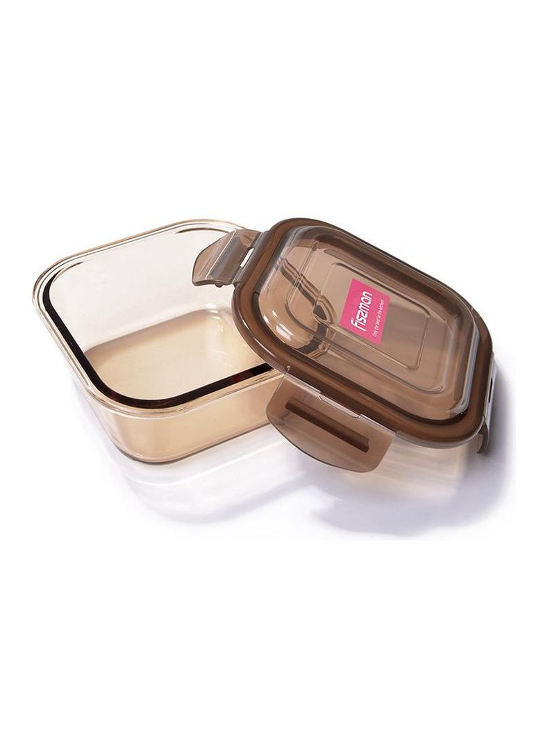 Контейнер для продуктів Fisman Luxor 520мл скляний, 13х13х5см Fissman (372171206)