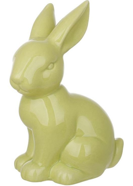 Набір 6 порцелянових фігурок Кролик 14см зелені Bona (368981775)