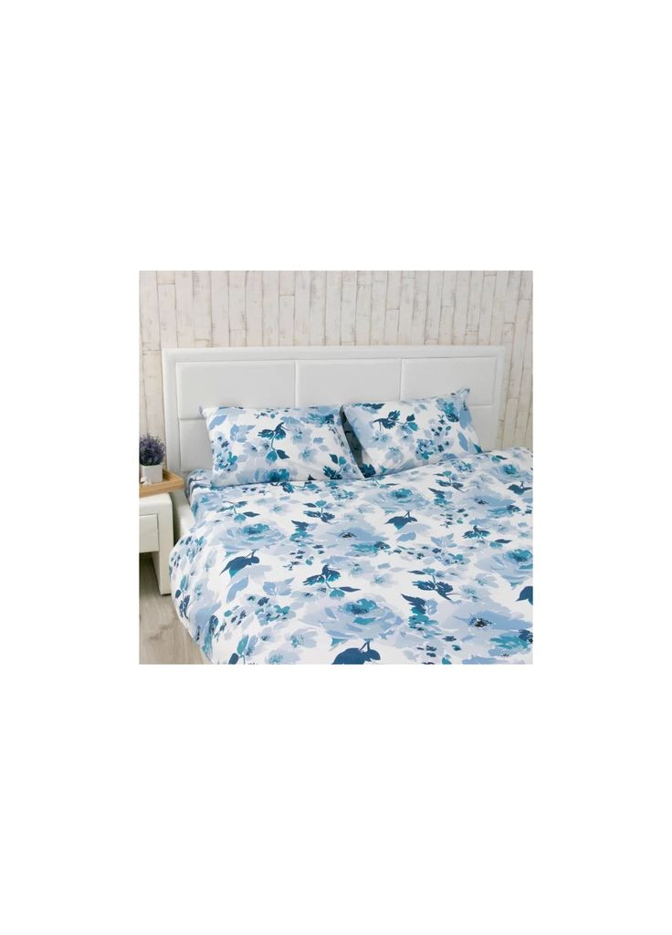 Постільна білизна Blue flowers бязь набивна (m480848) Руно Blue flowers бязь набивна двоспальний (366563953)