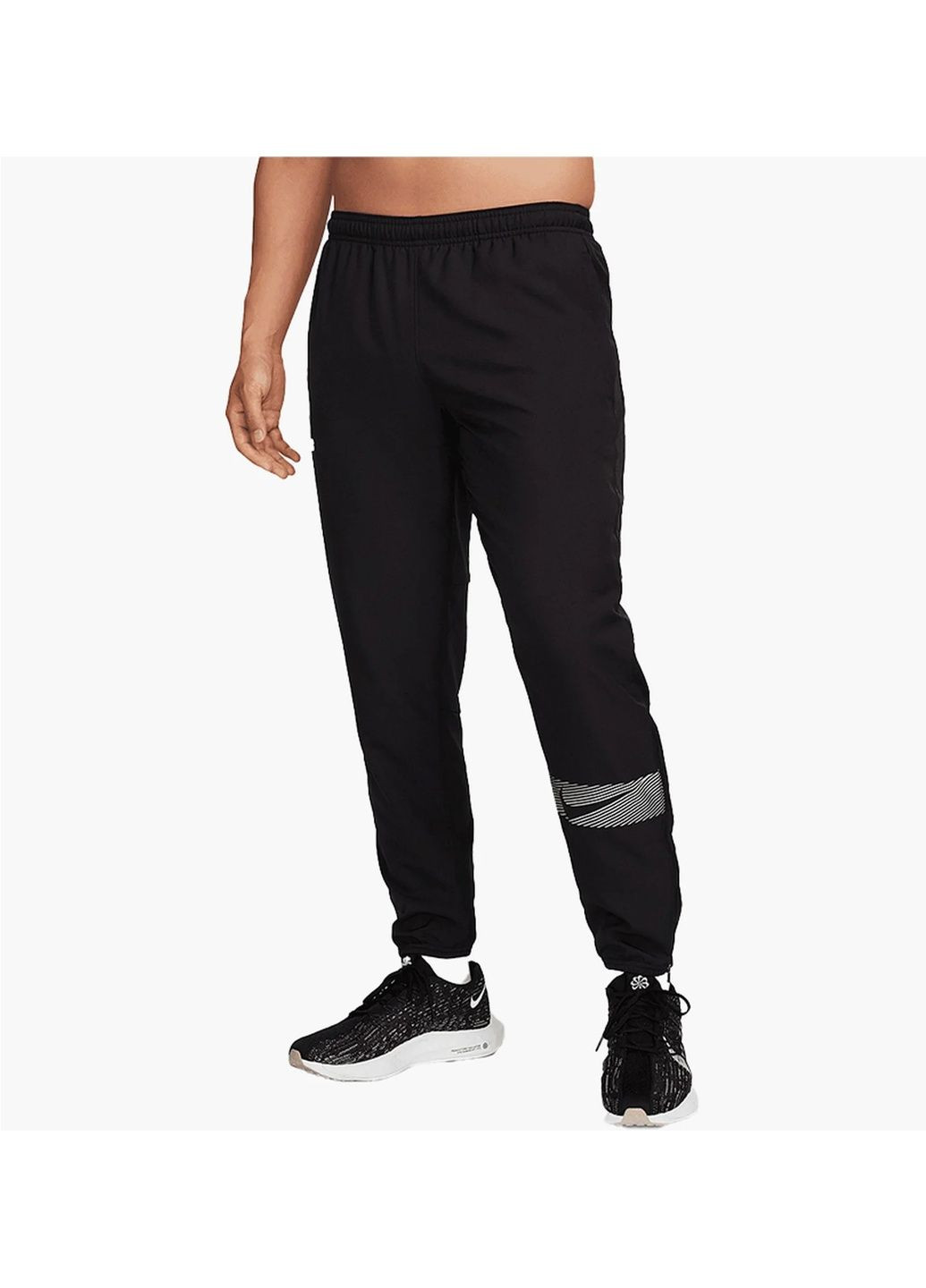 Штани чоловічі Dri-Fit Challenger Flash Pants Black Nike (364662347)