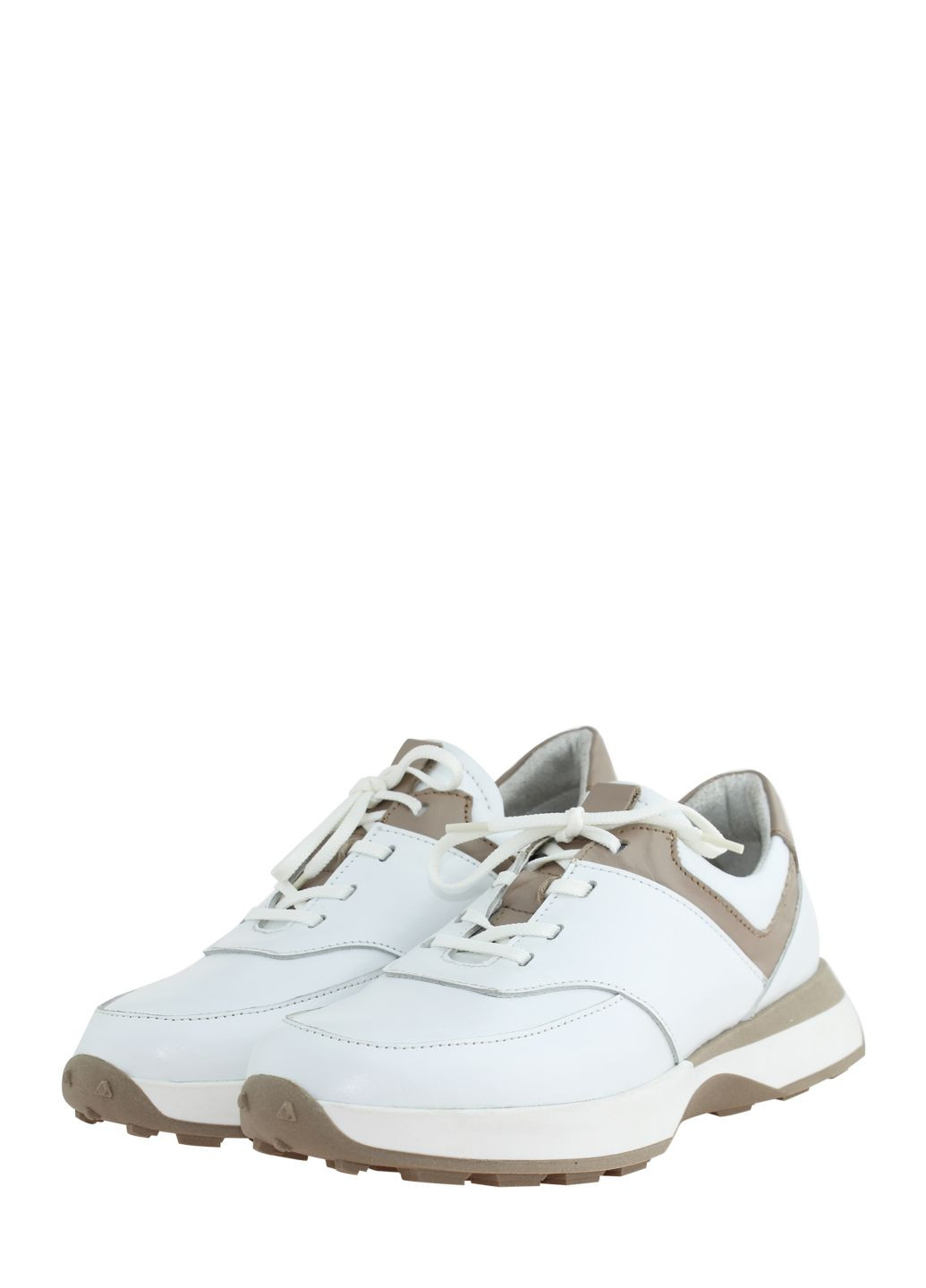 Кроссовки RAНата3-1 Белый-кофейный Alamo кофейные демисезоны (317431992)