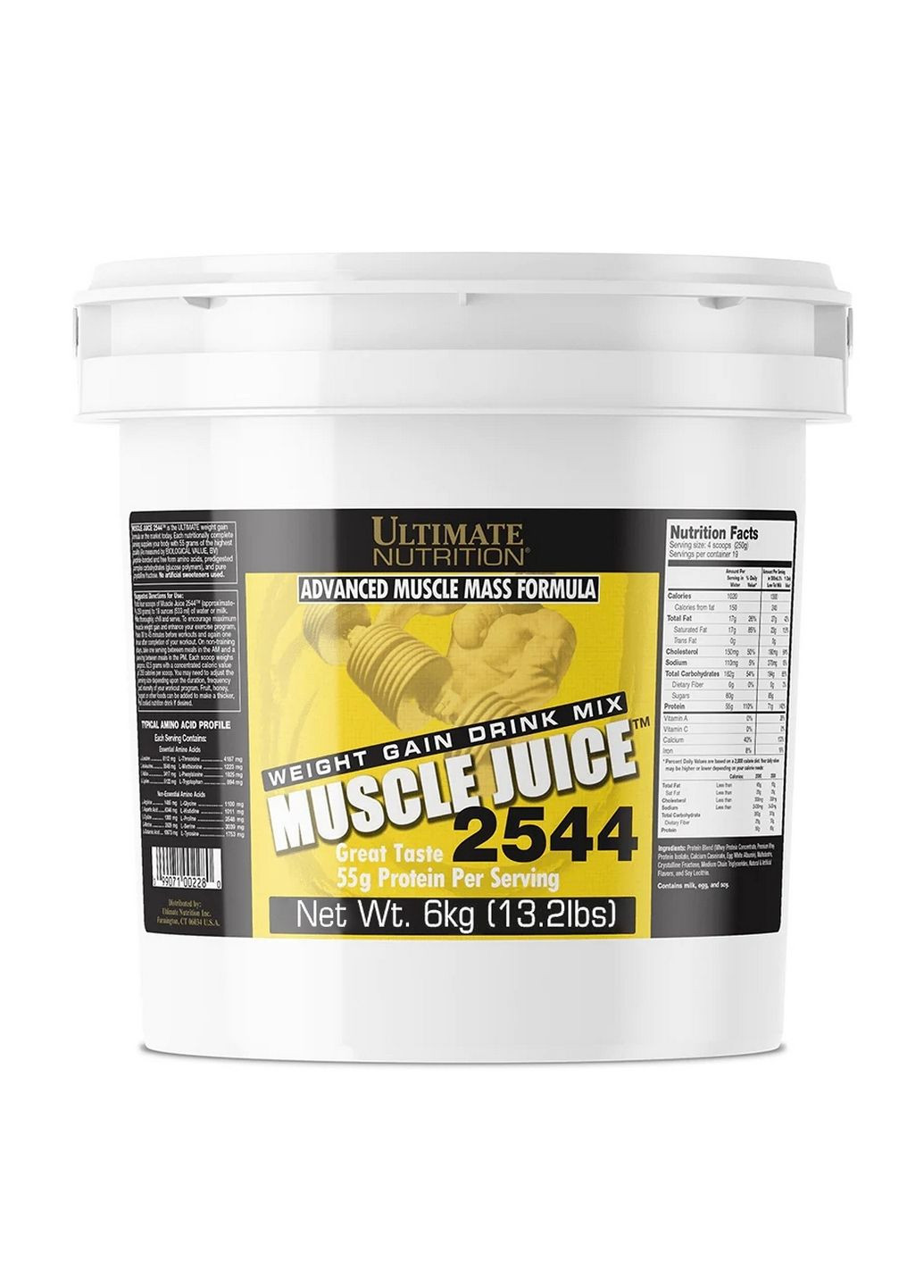Гейнер Ultimate Muscle Juice 2544, 6 кг Банан Ultimate Nutrition (293477704)