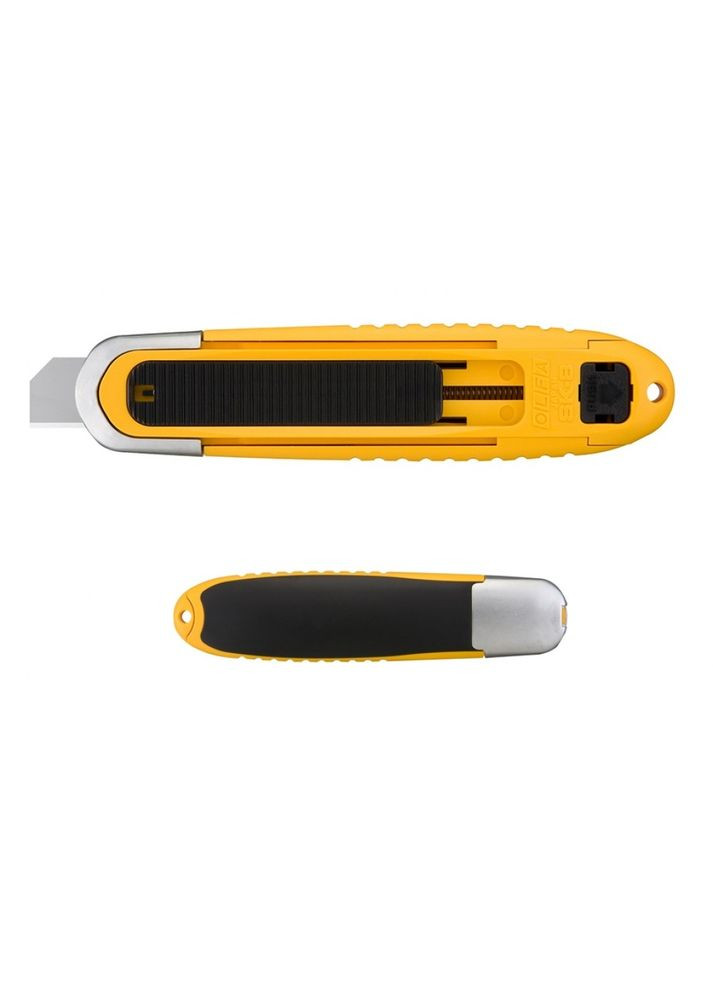 Нож SK8 безопасное на пружине, лезвие с двойным углом заточки 18х54х0,4 мм SKB-8 (11656) Olfa (264744079)