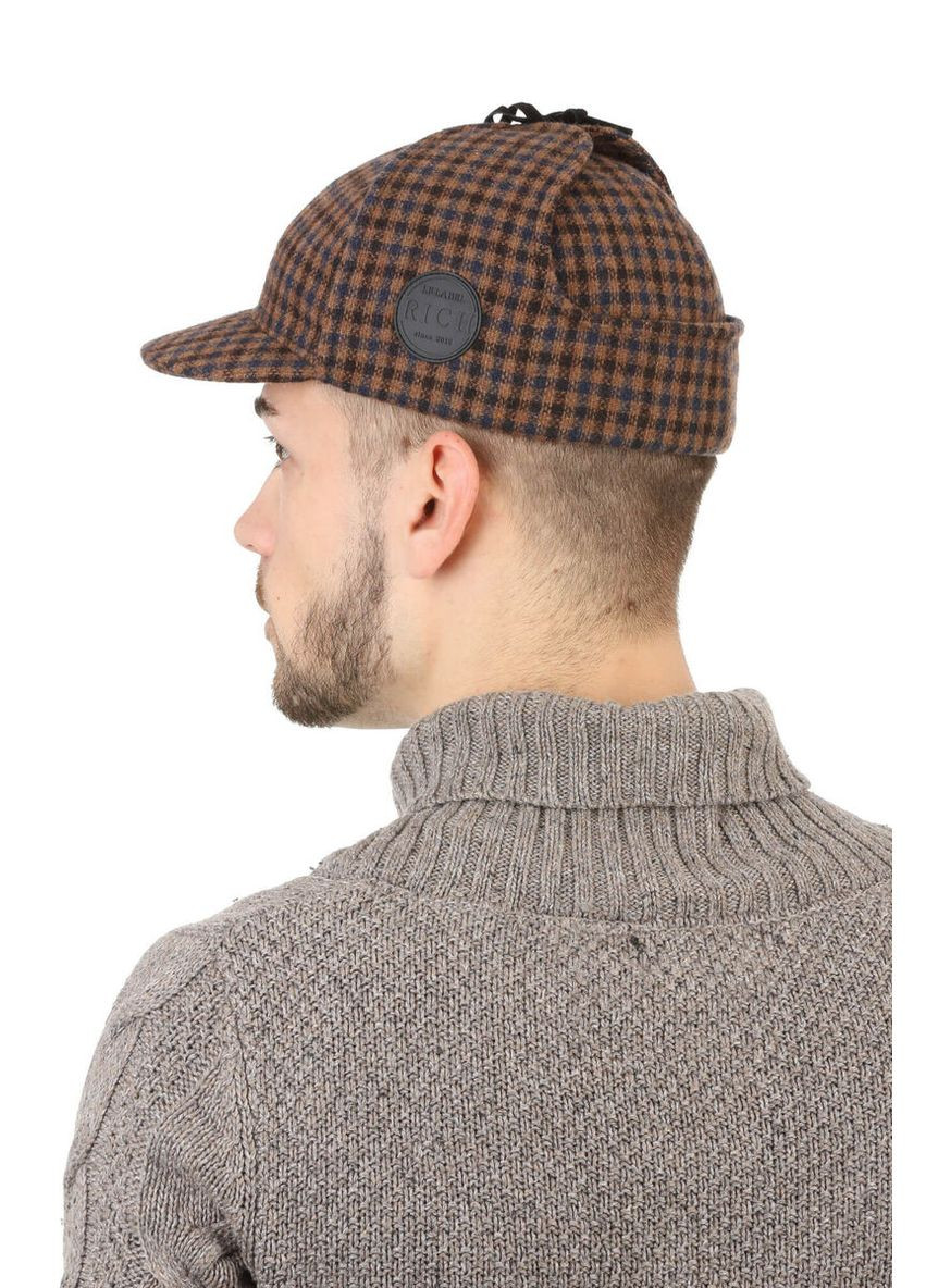 Кепка Холмс коричнева в клітинку (SC47502) Shlyapka (295922946)