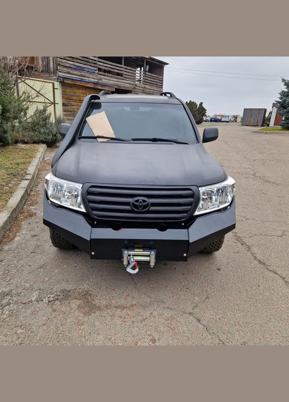 Передній силовий бампер з площадкою під лебідку для Toyota Land 200 Cruiser (343215937)