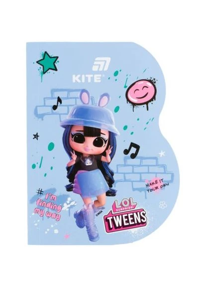 Блокнот вырубка, клей, 60л., А6 LO Kite (390263543)