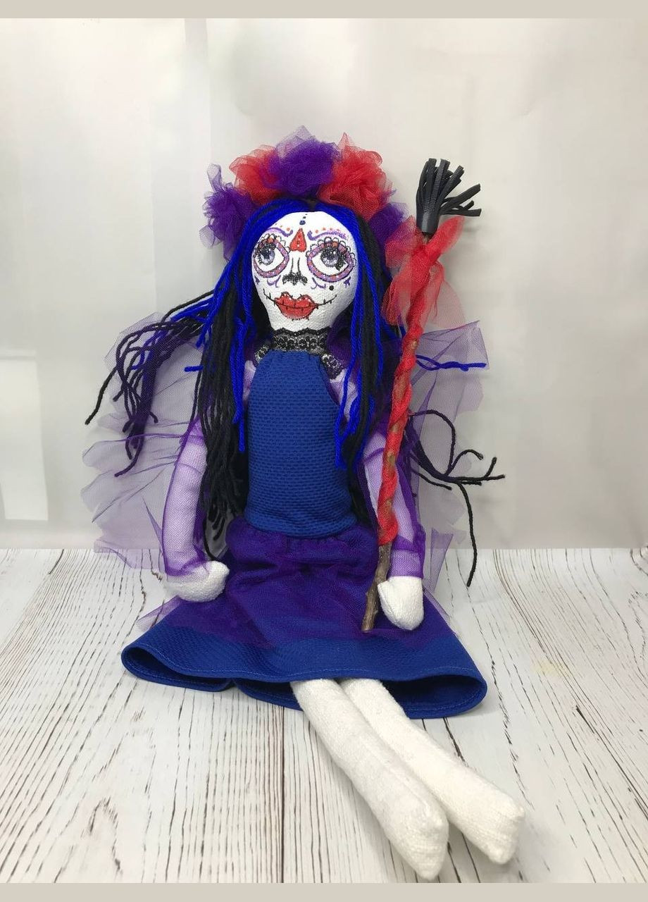 Авторская текстильная кукла ручной работы коллекционная кукла для Хэллоуин Армида No Brand (337349224)