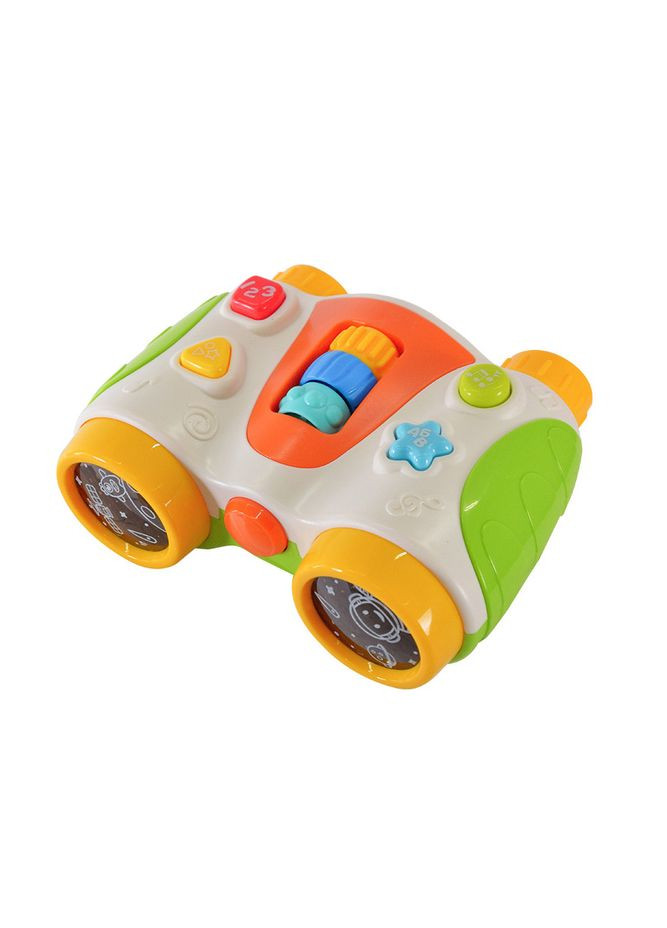 Музыкальный "Бинокль" PL-721-63, алфавит, цифры, геометр.фигуры, песни, звуки, в коробке (6904517945790) Желтый Країна іграшок (328261474)