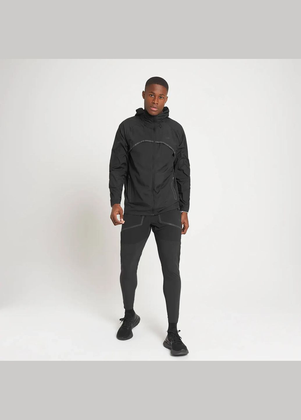 Чорна демісезонна вітровка No Brand