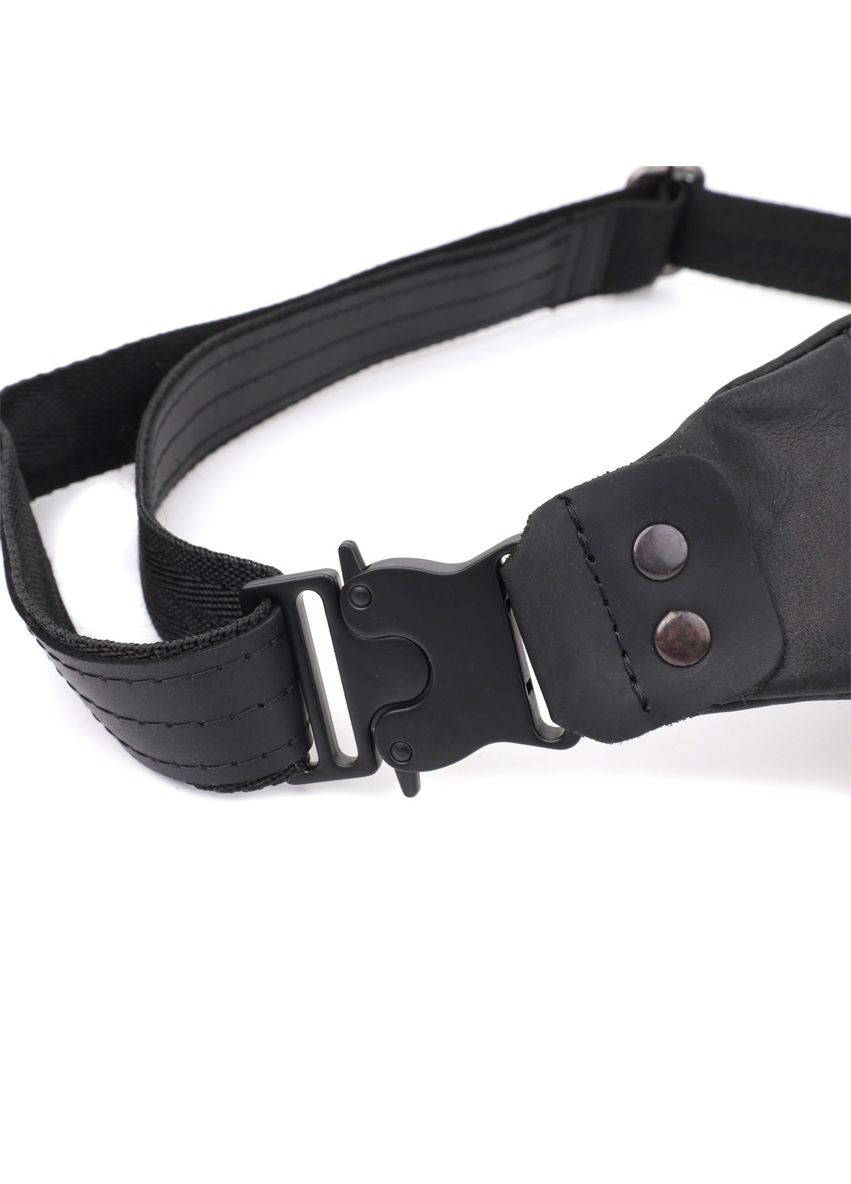 Мужская бананка из натуральной винтажной кожи 23129 Shvigel (366880592)