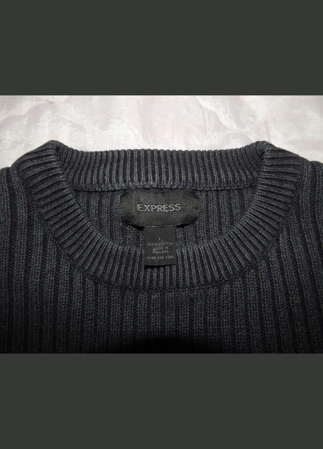 Серая повседневный рубашка с геометрическим узором No Brand