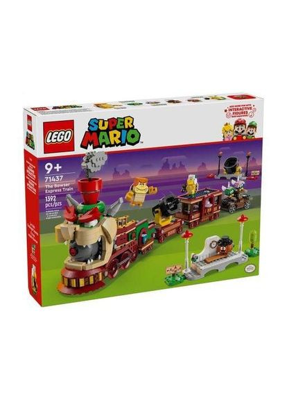 Конструктор Super Mario Быстрый поезд Боузера, 1392 деталей, от 9 лет (71437) Lego (369941963)
