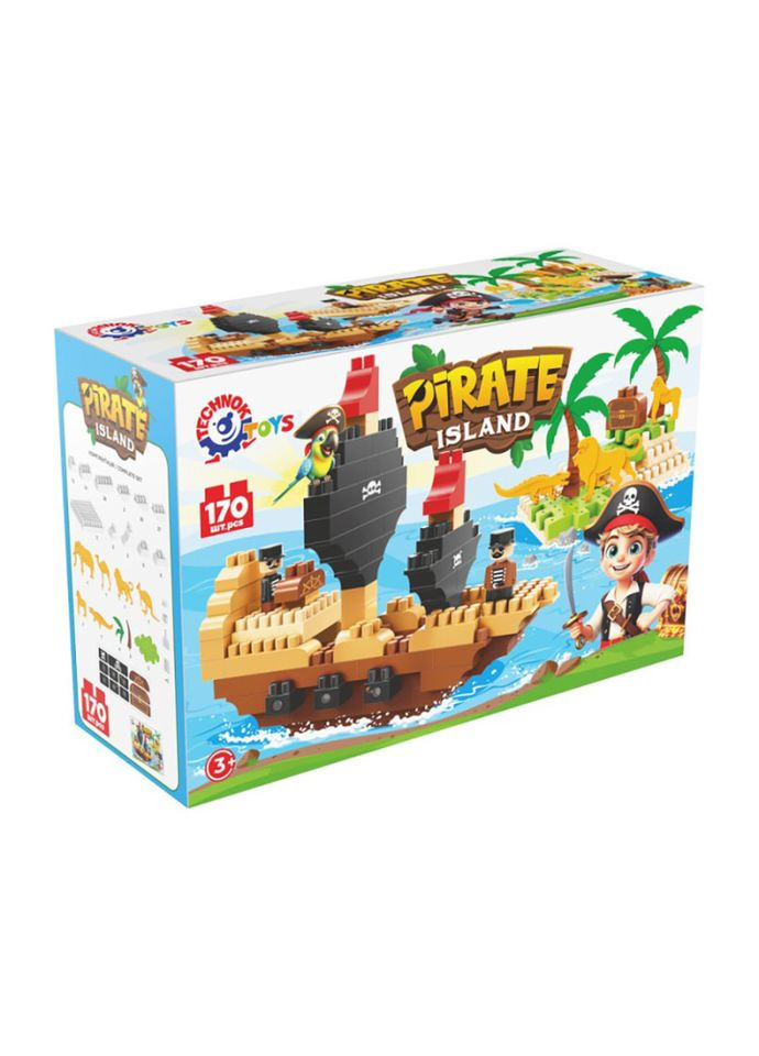 Детский развивающий конструктор "Pirate island" 2642TXK 170 деталей ТехноК (366239303)