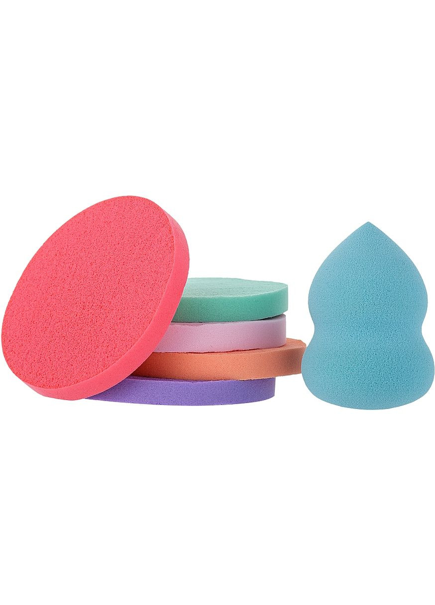 Набор спонжей для макияжа 6 в 1 PF-49 6шт (890170-83044) Puffic Fashion (368666766)