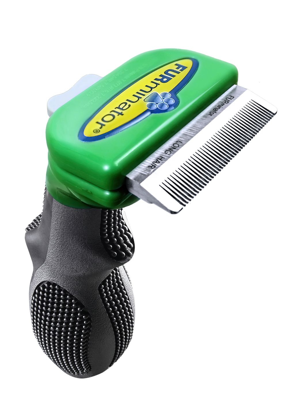Фурмінатор для довгошерстих кішок і собак лезо 4,5 см з кнопкою, розсчіска для вичісування шерсті (626) No Brand (356117460)