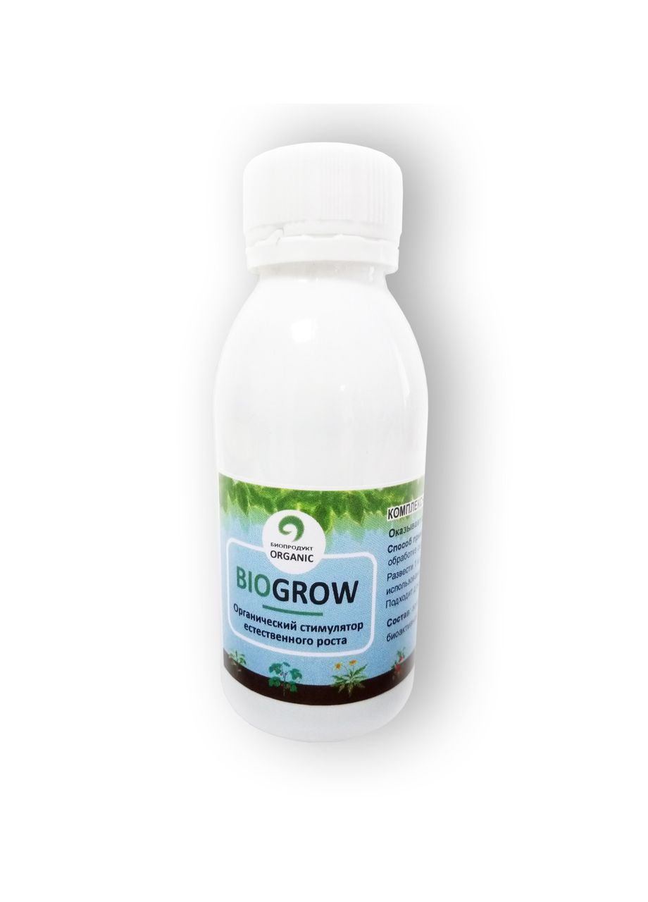 Биоактиватор для стимулирования роста всех видов растений Biogrow БиоГроу Жидкость No Brand (322032780)