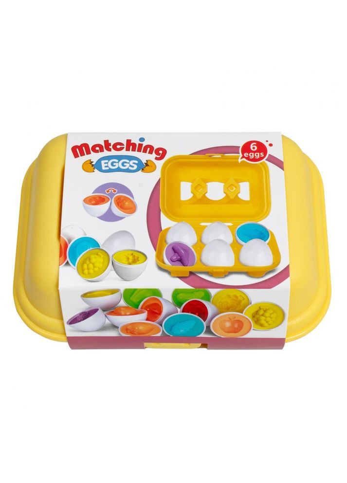 Игрушка яйца сортер Овощи и фрукты (DF28) Maya Toys (293484433)