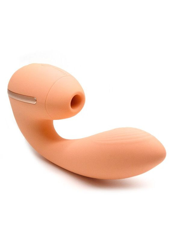 Вакуумный вибратор KISTOY Tina Mini Orange, вагинально-клиторальный KissToy (369946341)