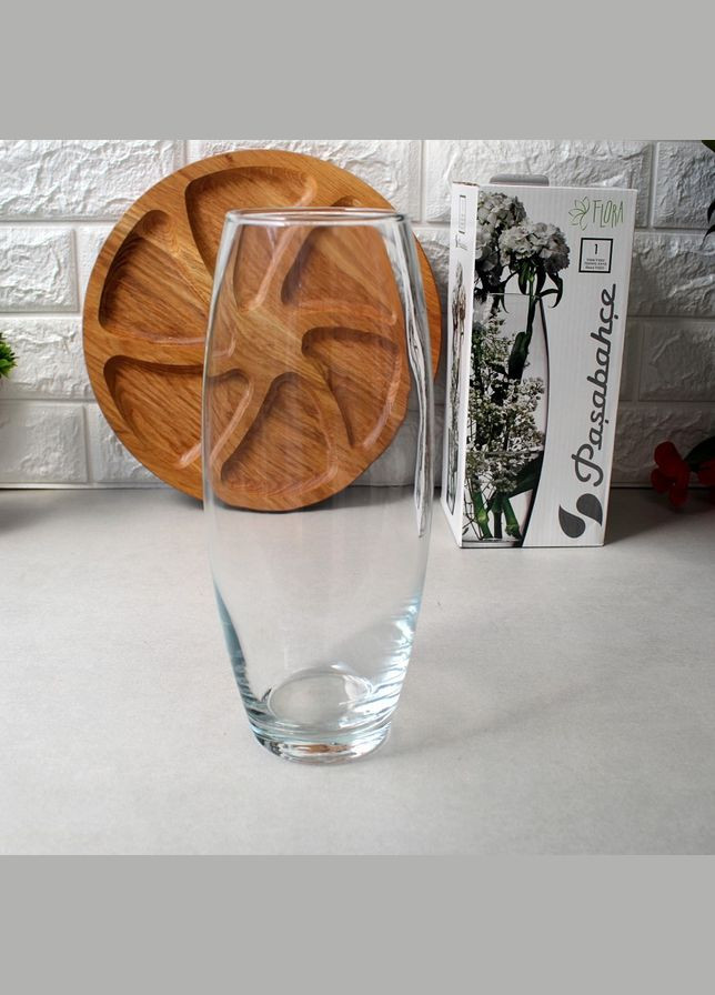 Ваза скляна Flora 260 мм (43966) Pasabahce (334006122)