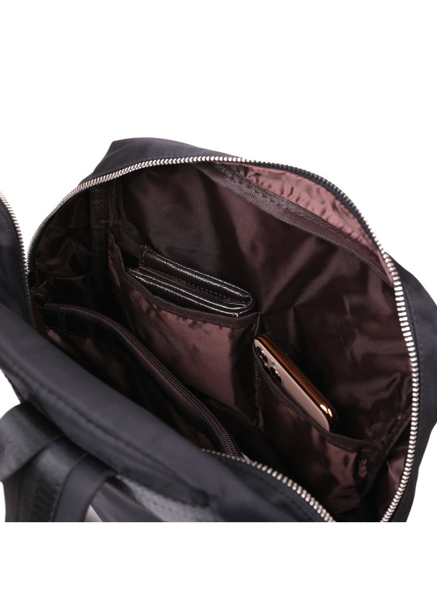 Рюкзак чоловічий нейлоновий 14808 Чорний Vintage (301871611)