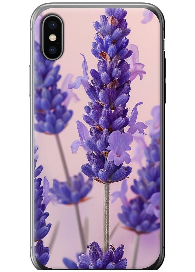 2D пластиковий чохол 'Лаванда' для Endorphone Apple iPhone X (285105316)