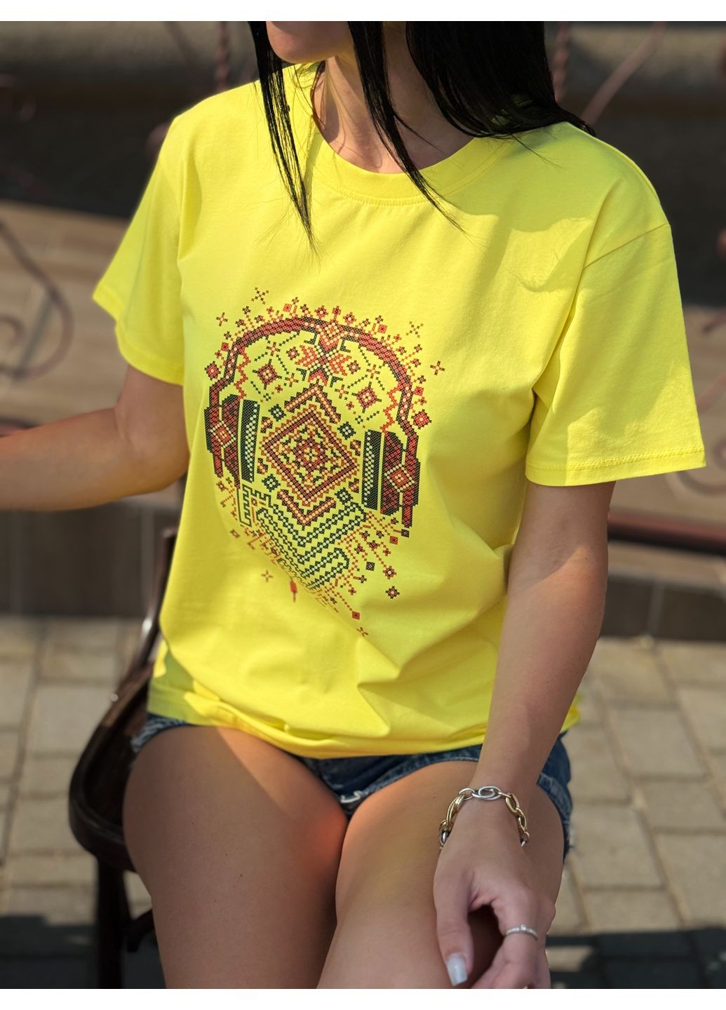 Женская футболка из хлопка Fashion Girl Identity - (353849134)