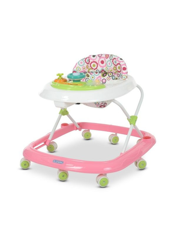 Ходунки дитячі HAPPY з ігровою панеллю рожеві (ME1049PN) El Camino (364114067)