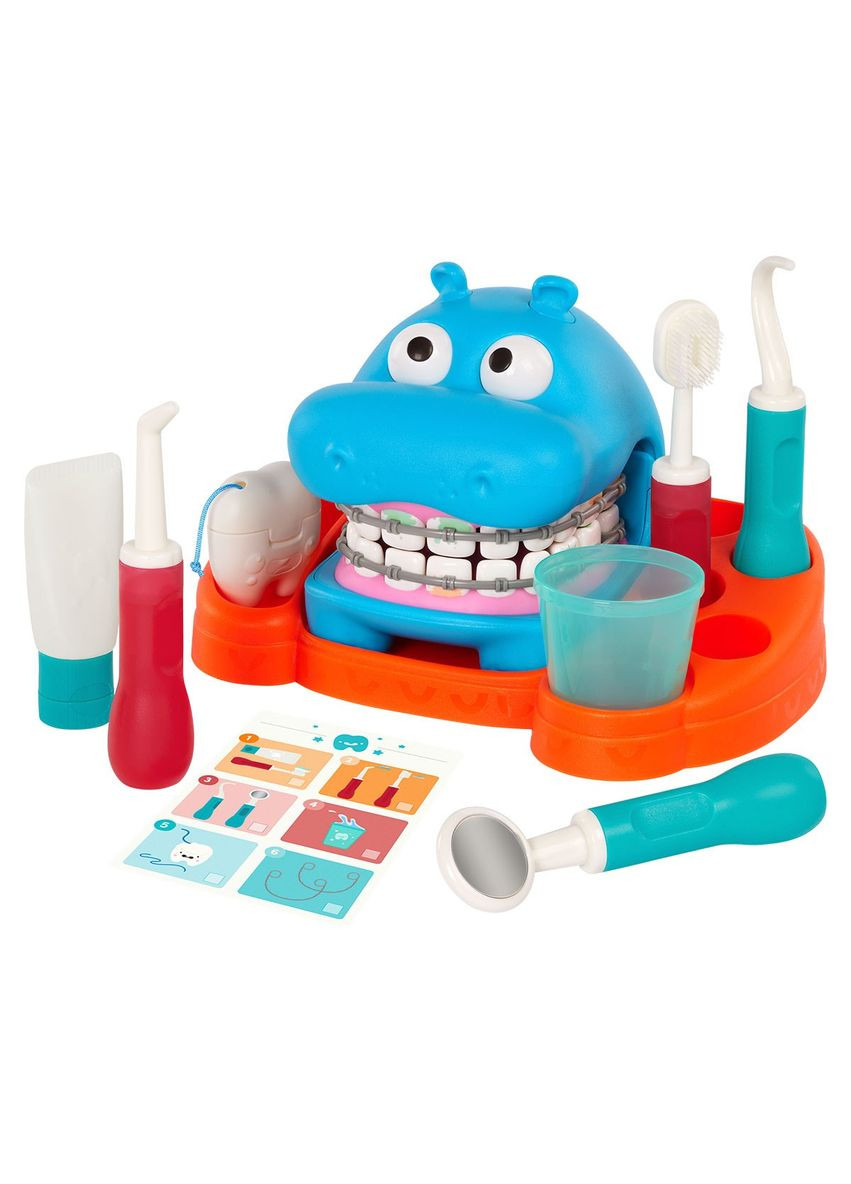 Игровой набор - Бегемотик у стоматолога Battat (344449057)