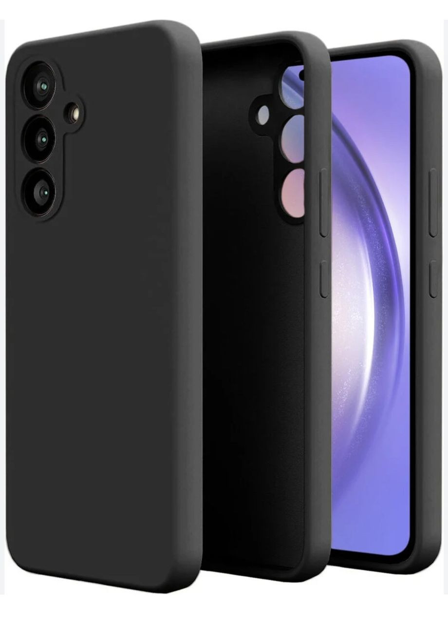 Силіконова накладка (бампер) для смартфона Samsung A34 (5G) / / Матовий / Чорний SMTT (335257201)