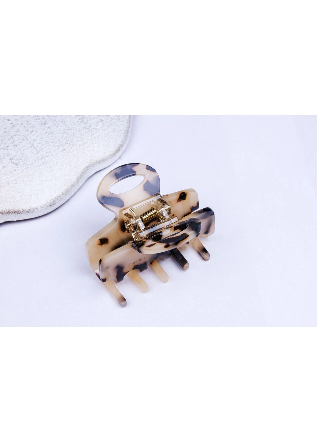 Заколка крабик Barrette La France черепаховый, длина 6 см Fashion Jewelry (401311678)