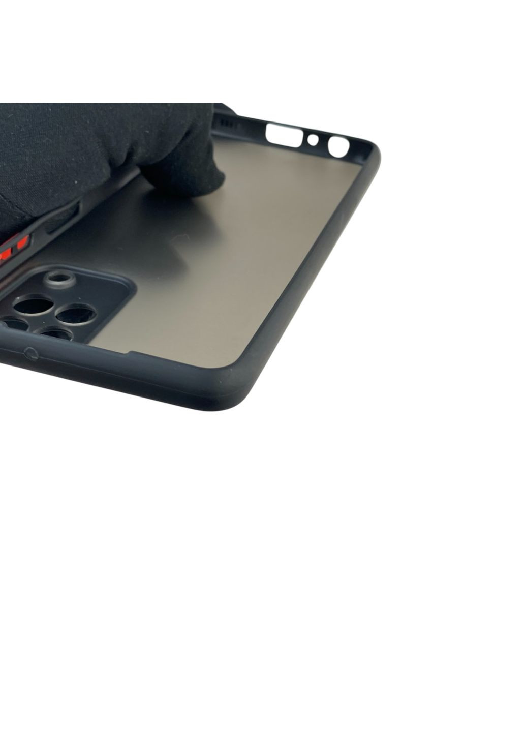 Чохол для телефона Galaxy M22 4G (SM-M225F) з високими бортами із захистом камери на самсунг м22 4г чорний Samsung (366232948)