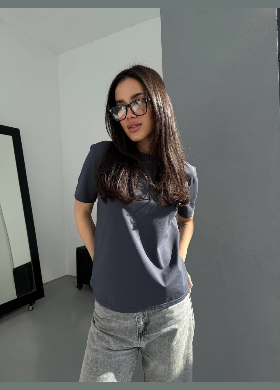 Бавовняна базова футболка Adelante - (334291854)