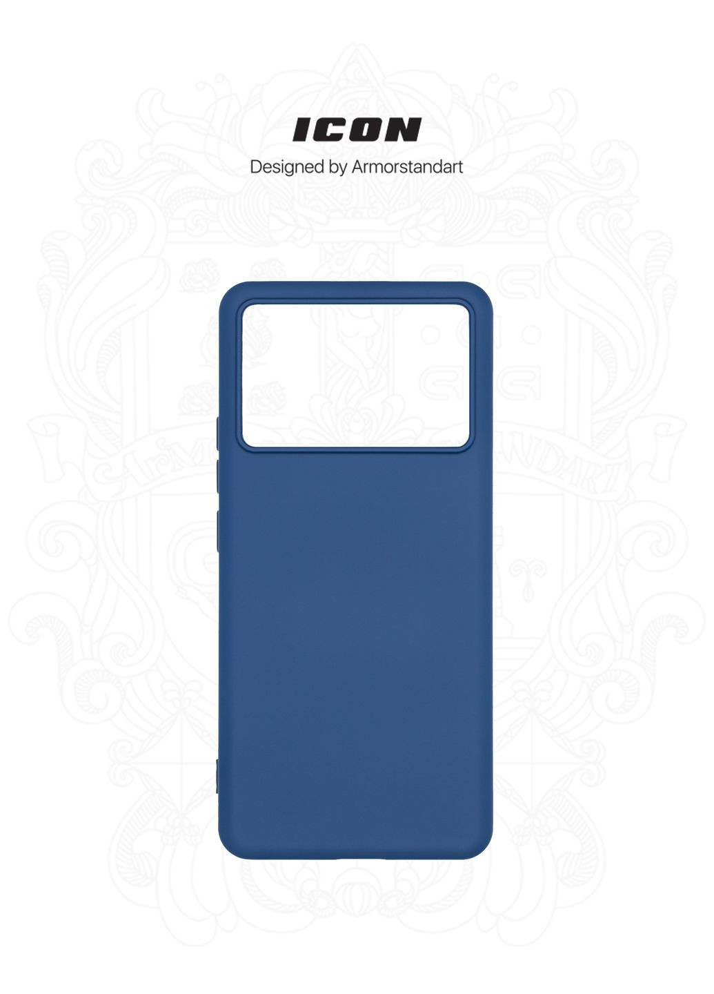 Панель ICON Case для Xiaomi Poco X6 Pro 5G Dark Blue (ARM73366) ArmorStandart (280438648)