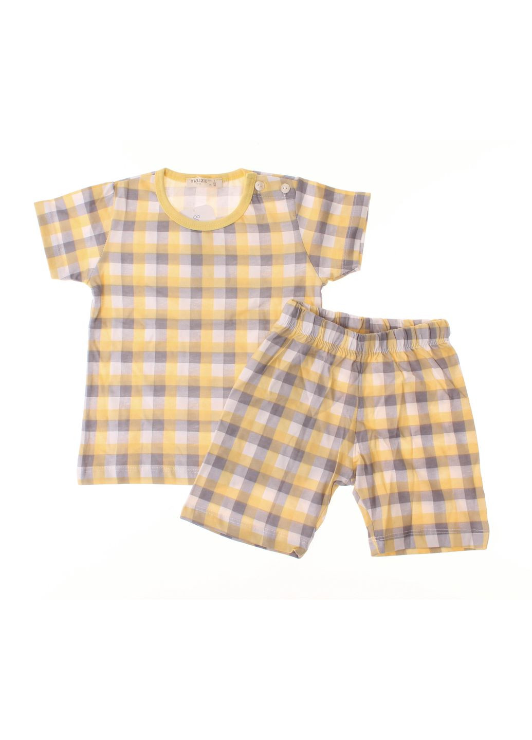 Желтая пижама 14212 и серый Breeze