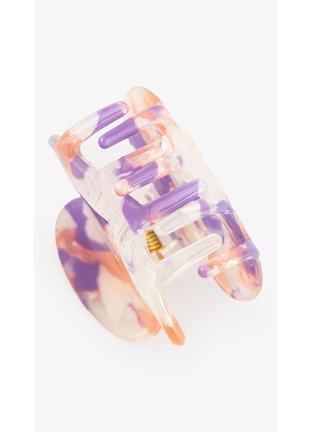 Заколка-краб для девочки 3693-11 Бело-сиреневый shop (2000999255311) Polin (366425985)