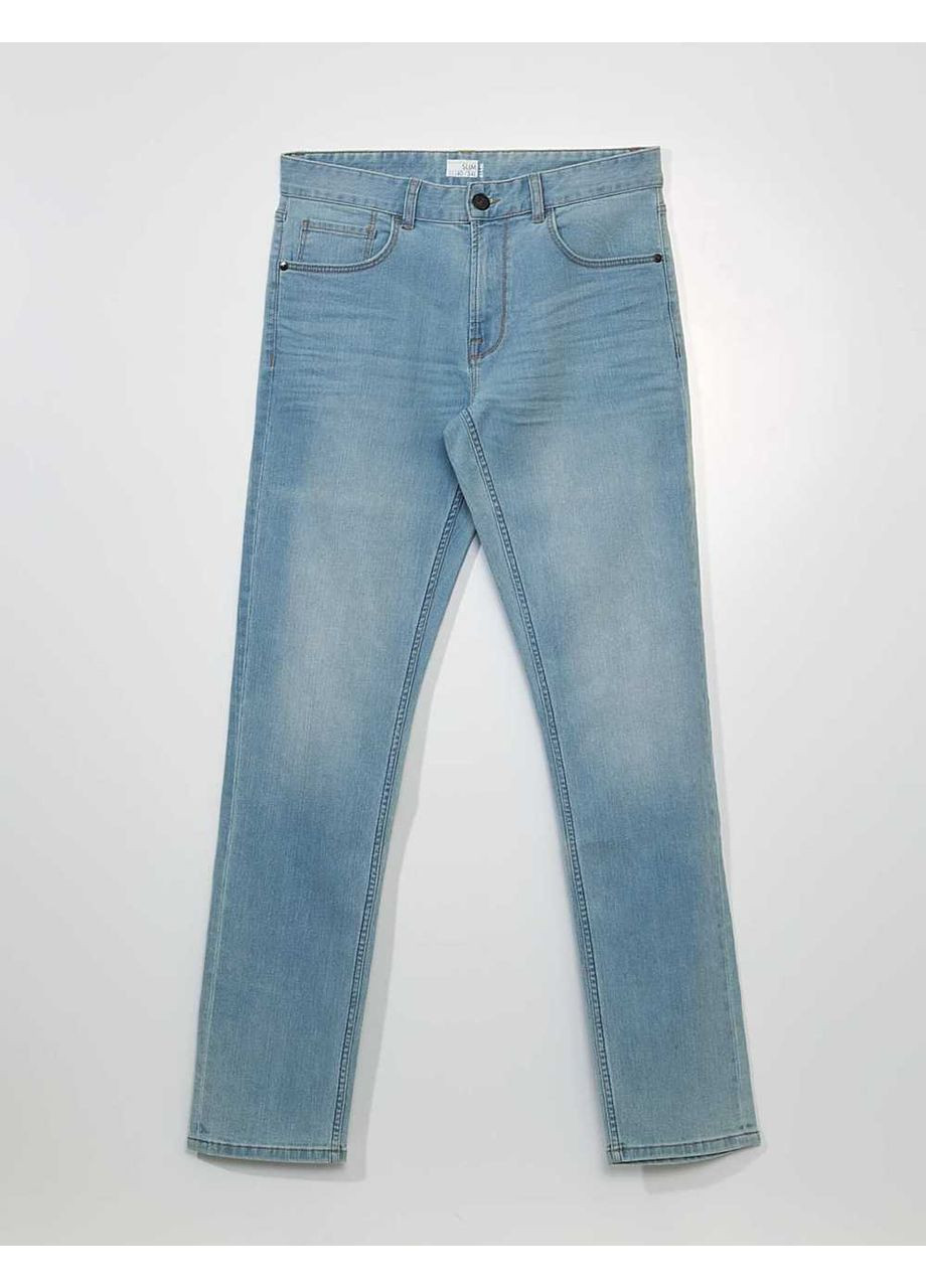 Светло-голубые джинсы демисезон,бледно-голубой, Kiabi