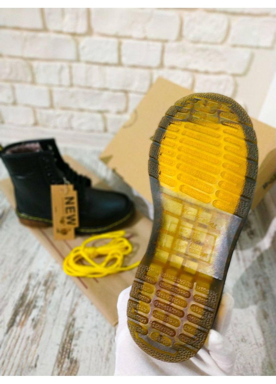 Черевики чоловічі Dr. Martens 1460 Black 11822006 Доктор Мартінс (Хутро) No Brand (369384055)